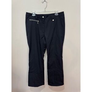 Nils‎ Sportswear Ski Pants Size 12 Womens Melissa Insulated Black Snowboard